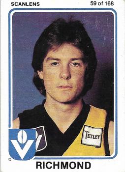 1981 Scanlens VFL #59 Geoff Raines Front